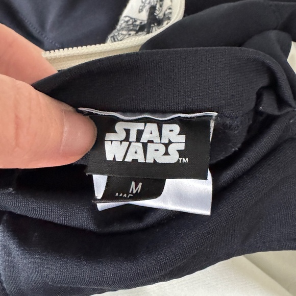 Think Geek - REVERSIBLE BLUE & OFF WHITE STAR WARS HAN SOLO ZIPPED JACKET - Picture 12 of 15